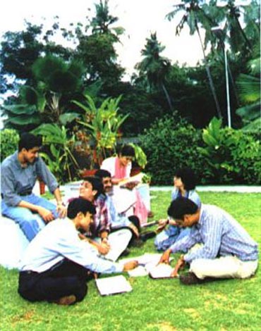 Students at IIT Kanpur
