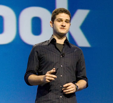Dustin Moskovitz, co-founder of Facebook, delivers his keynote address at the CTIA WIRELESS I.T.E