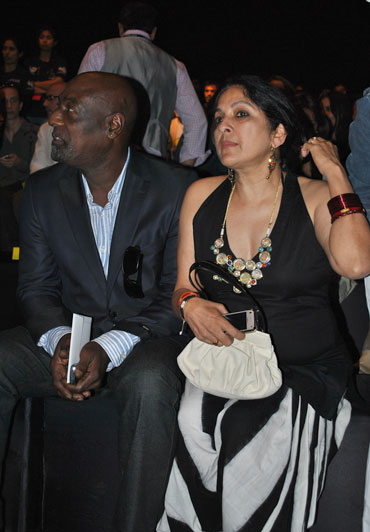 Vivian Richards and Neena Gupta attend Masaba's showing