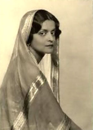 Indira Raje of Baroda