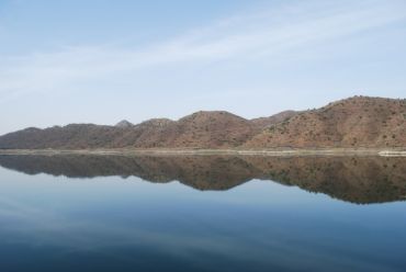 The Aravallis in the water
