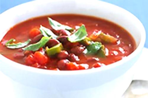 Kidney Beans and Capsicum Soup
