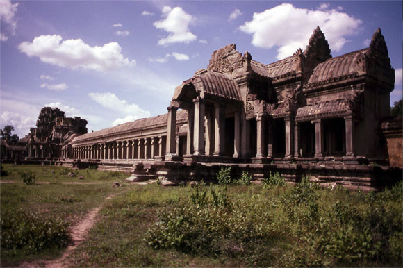 The ruins and temples around Angkor Wat in Cambodia