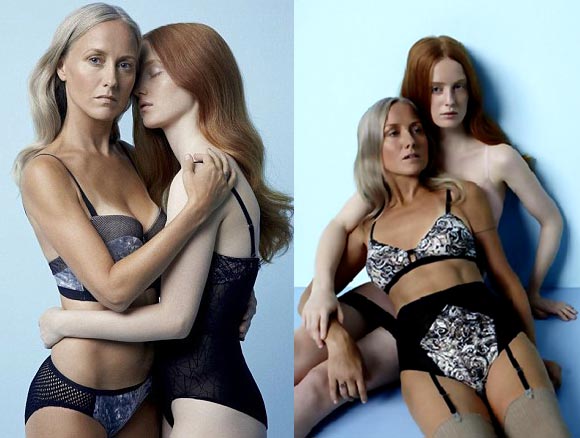 The Lake And Stars lingerie ad campaign