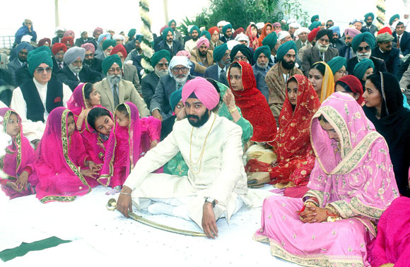 A Sikh wedding