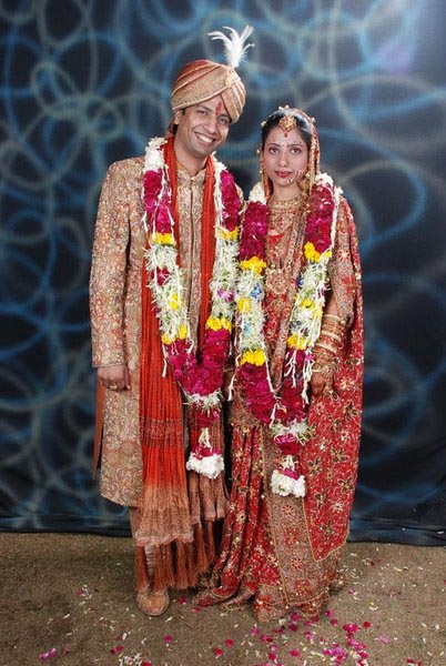 Gaurav Jain with his wife