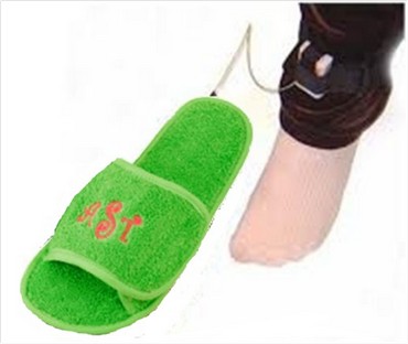 Prototype of the Green Walk Slippers