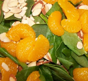 Almonds and oranges