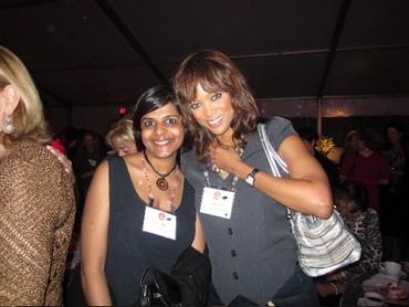 Stuti Jalan with model Tyra Banks