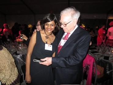 Stuti Jalan with Warren Buffett