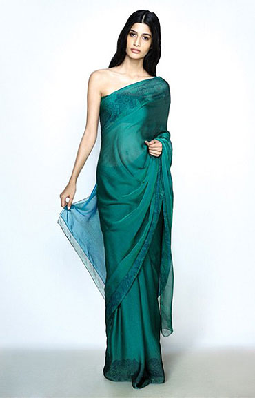 A limited edition Hermes sari