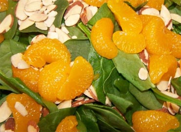 Almonds and oranges