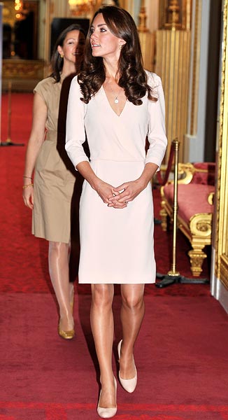 Catherine, Duchess of Cambridge views the exhibitions for the summer opening of Buckingham Palace on July 22, 2011 in London, England