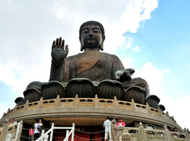 Tian Tan Buddha statue in Lantau Island
