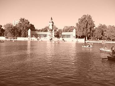 El Retiro Park in Madrid