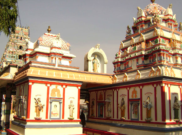 One of the richest shrines in the world, the Tirupati Tirumala Devasthanam Temple in Andhra Pradesh