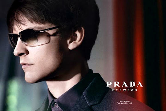 A pair of Gradient lens glares from Prada