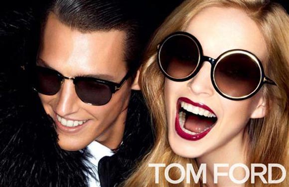 Teashade sunglasses (right) from Tom Ford