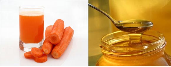 Fruit-based face packs: Carrot-honey scrub