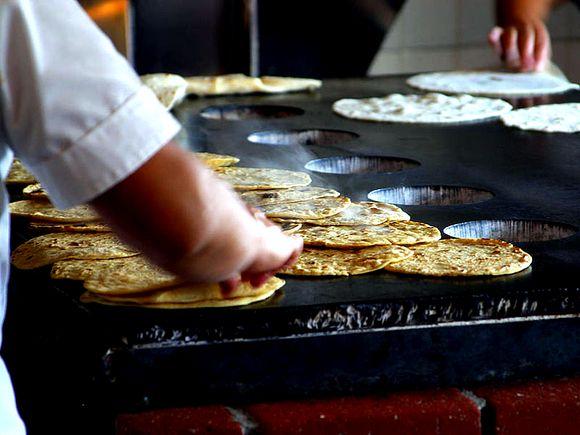 Tortillas being made in Old Town San Diego