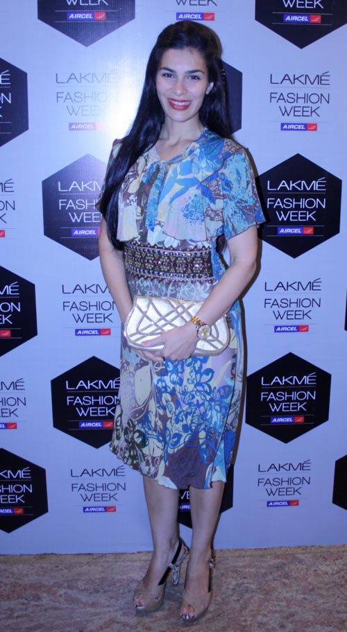 Namrata Barua at Lakme Fashion Week, Mumbai.