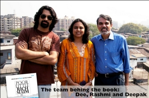 Authors Deepak Gandhi and Rashmi Bansal with photographer Dee Gandhi
