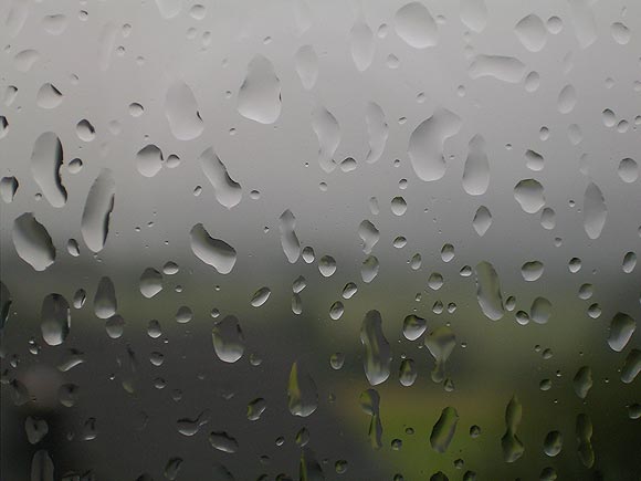 2. Rain against the windows