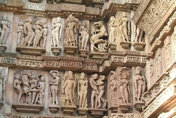 The monuments of Khajuraho