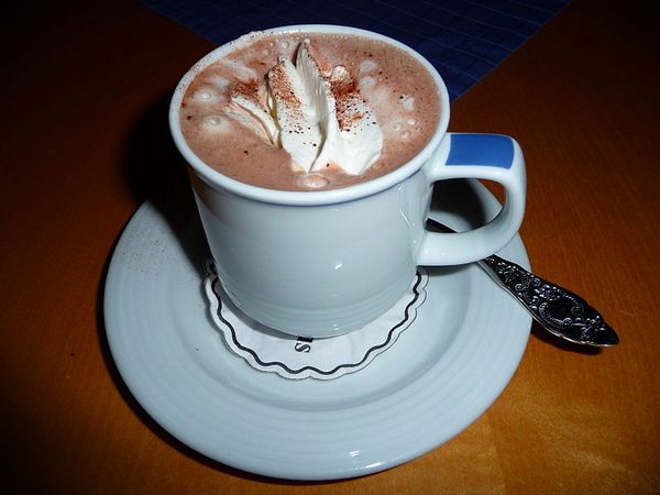 Tempting as it looks, hot chocolate can ruin your tummy
