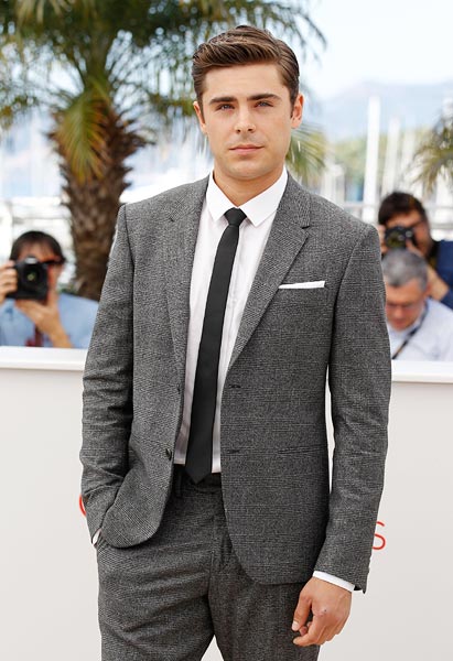 Zac Efron keeps it simple at the 65th Annual Cannes Film Festival