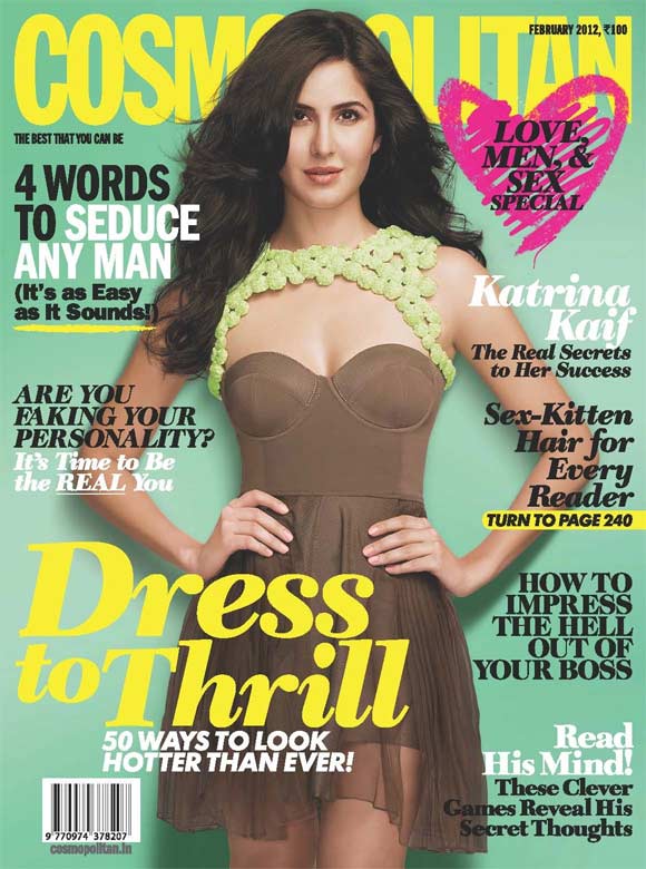 Katrina Kaif on the cover of Cosmopolitan India