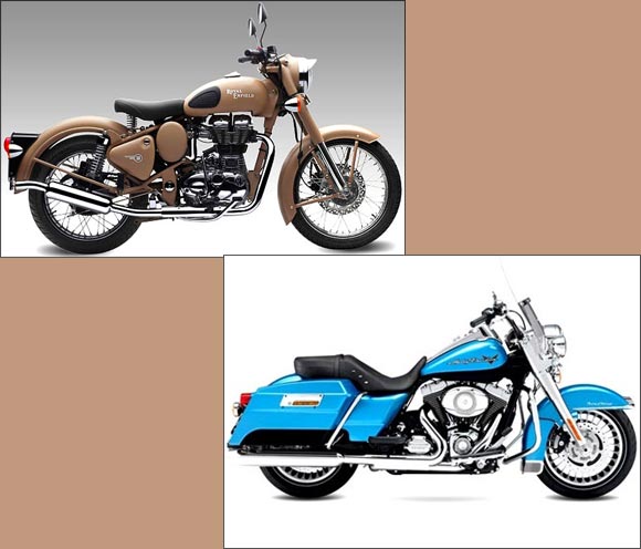 The AMAZING stories of Harley Davidson and Royal Enfield