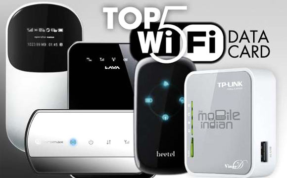 Top 5 pocket Wi-Fi data cards