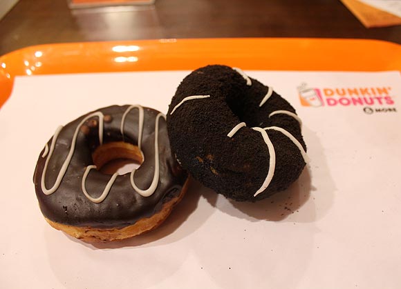 Revenge may be best served cold but the same doesn't apply to Dunkin's donuts