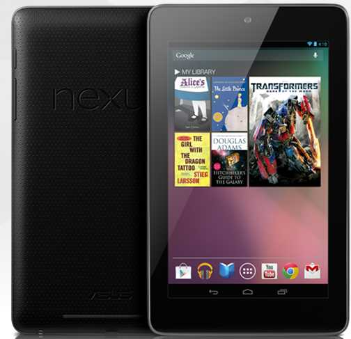 Google's first tablet Nexus 7.