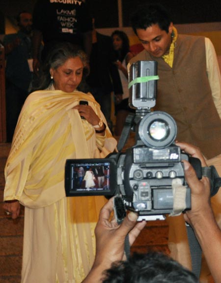 Jaya Bachchan with Siddharth Dhanvant Sanghvi