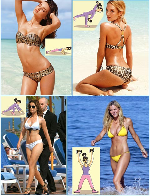 IMAGES: How to get swimsuit-sexy this summer!
