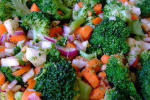Broccoli, Radish and Pine Nuts Salad