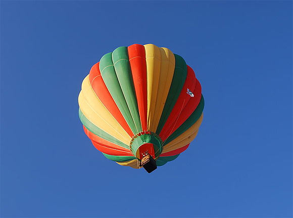 Hot air balloon ride in New Delhi