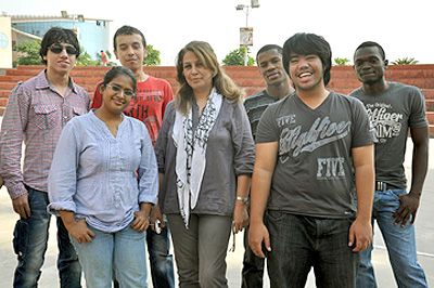 Foreign students at Manav Rachna International university