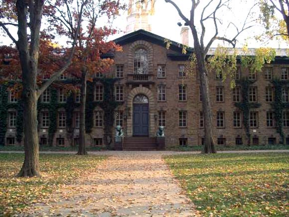 The Nassau Hall at the Princeton University