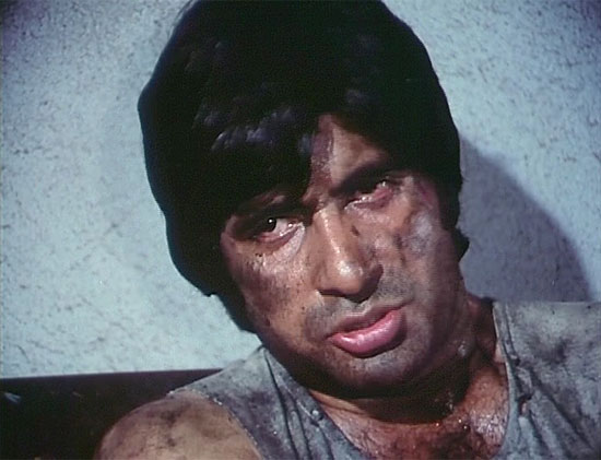 A still from the movie Kaala Patthar, for which Mr Bachchan received the Filmfare Best Actor Award