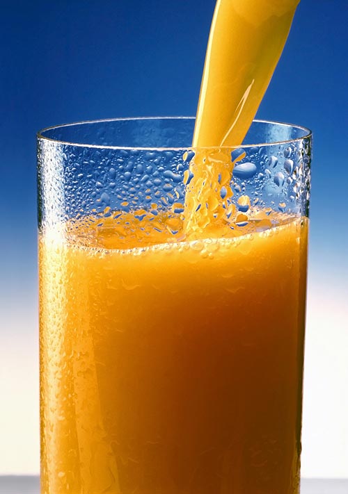 Consume plenty of fluids, like fruit juice