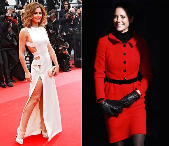 Cheryl Cole and Duchess Kate