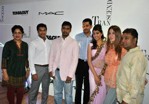 Rehane (second from right) with her team at the launch of the Transcend Academy