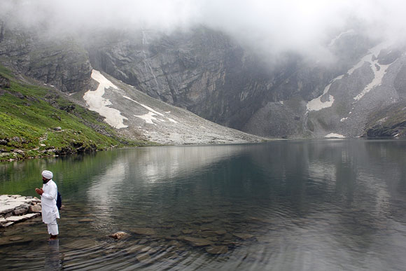 The Hemkunt Sahib Lake