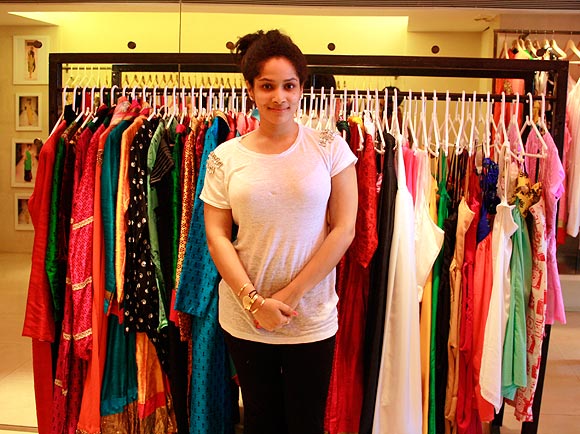 Masaba at her store <I>Masaba</I> at Juhu, Mumbai
