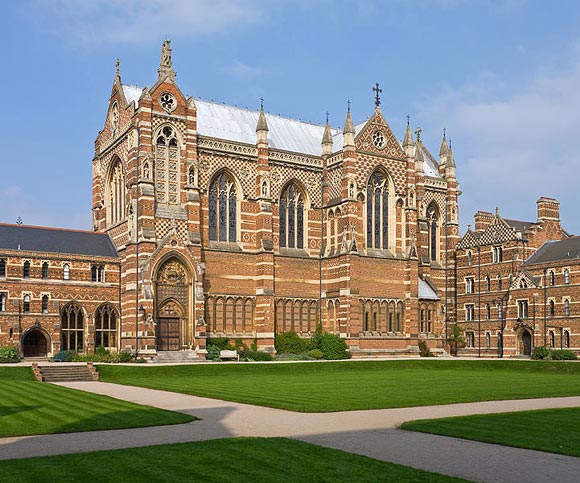 The Keble College Chapel in Oxford, England