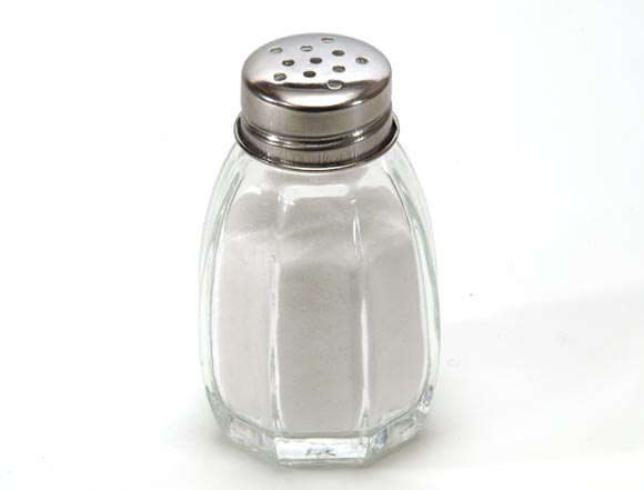 One meal at a restaurant can be piled with a four day quota of recommended salt intake