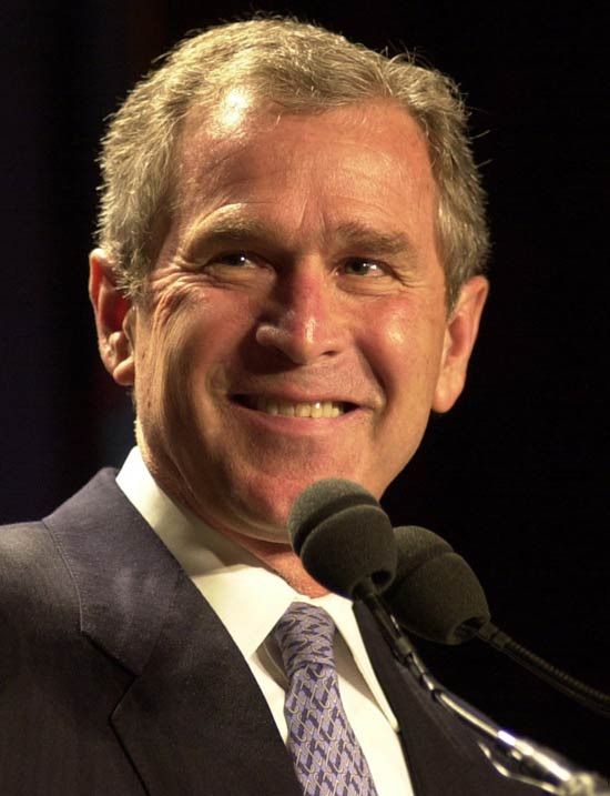 Former US President George W Bush